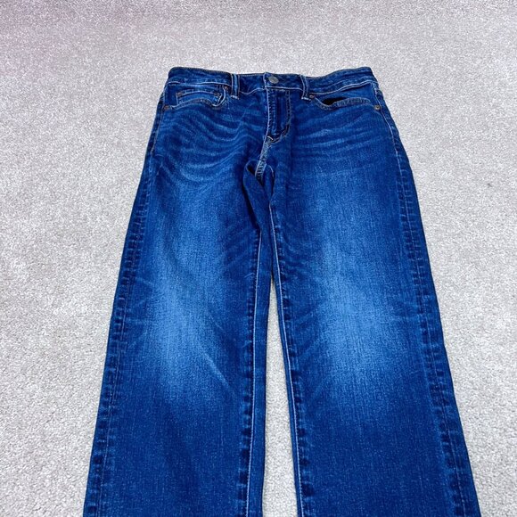 American Eagle Outfitters Jeans Slim Straight Men’s Blue Pockets Size 30x30 - Picture 9 of 12